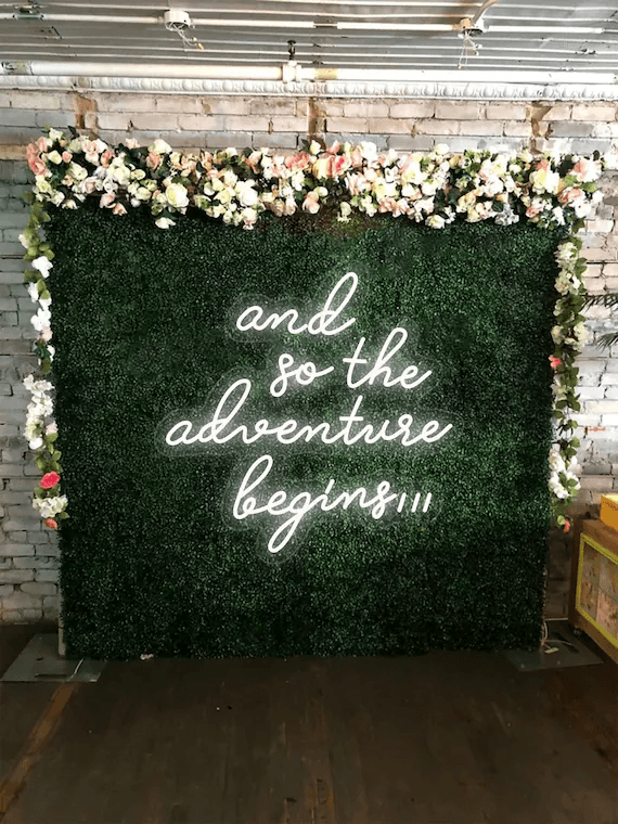 Project example: Custom Wedding Sign